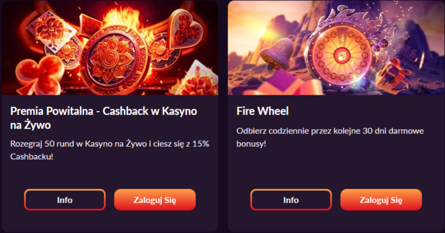 Fireball Casino bonusy